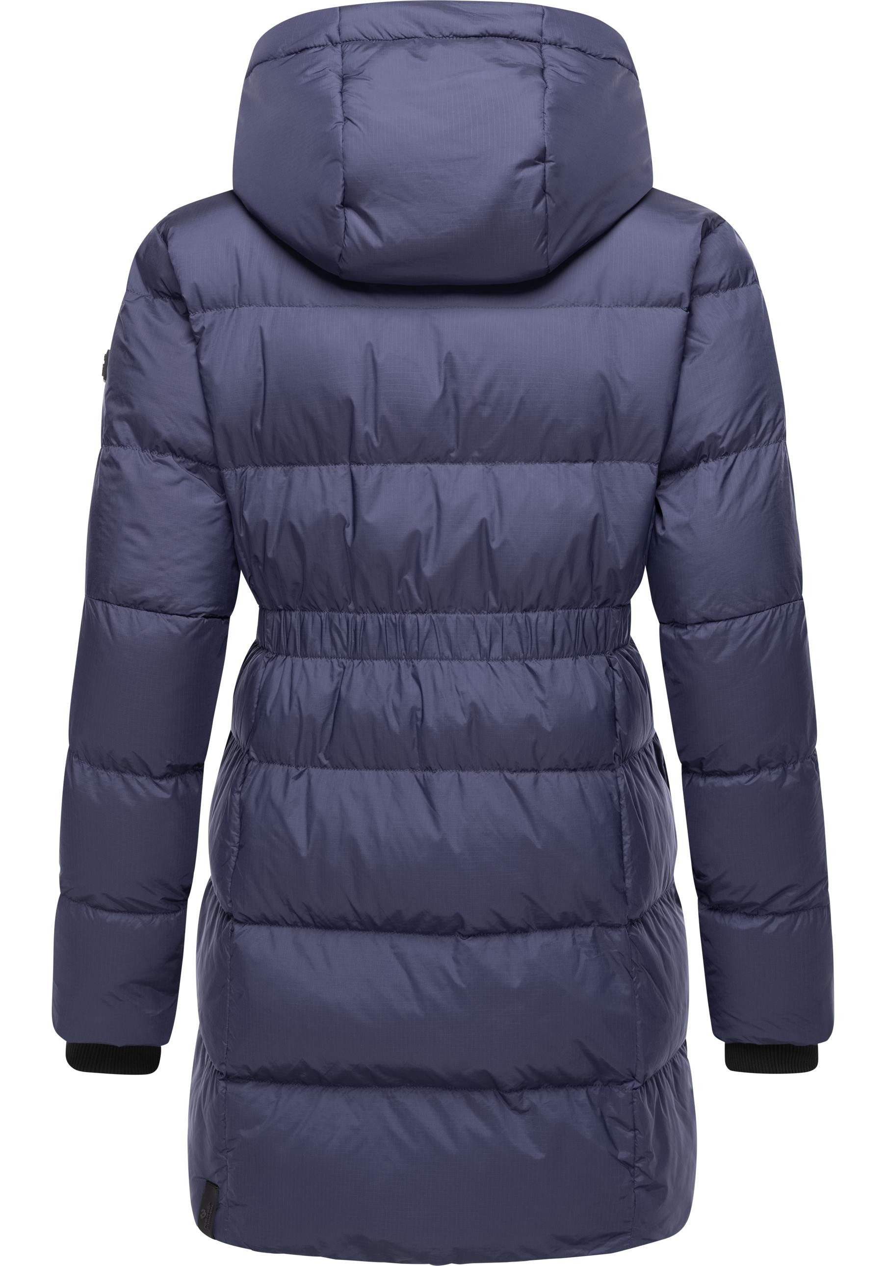 Ragwear Kurzmantel Niara stylischer, gesteppter Wintermantel mit gefütterter Kapuze – Bild 3 von 5