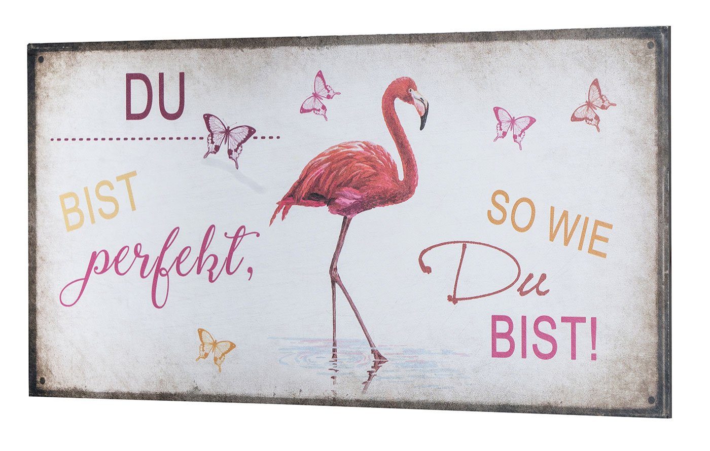 Levandeo® Wandbild, Wandbild 40x20cm Du bist günstig online kaufen