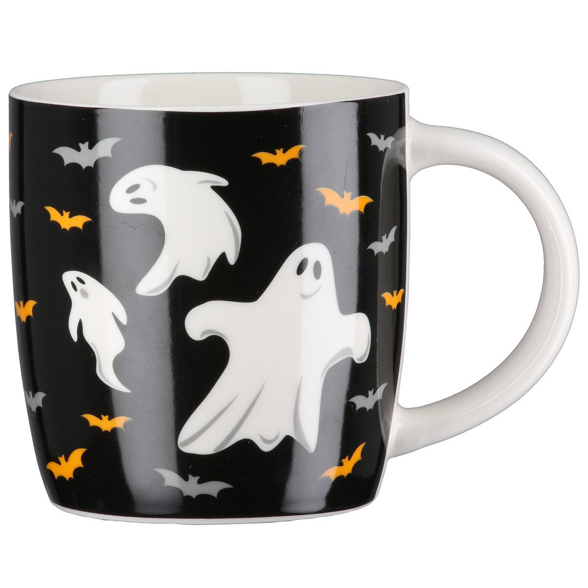 MF Becher Halloween Tassen 6er Set Geisterflug aus Porzellan 380 ml, 1-tlg.
