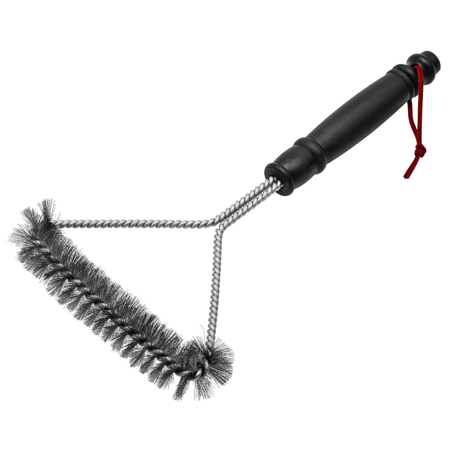 Steuber Grillbürste Effiziente Grillbürste mit robusten Stahlborsten, Geeignet für gängige Grillroste aus Stahl oder Gusseisen, (Einzelprodukt)