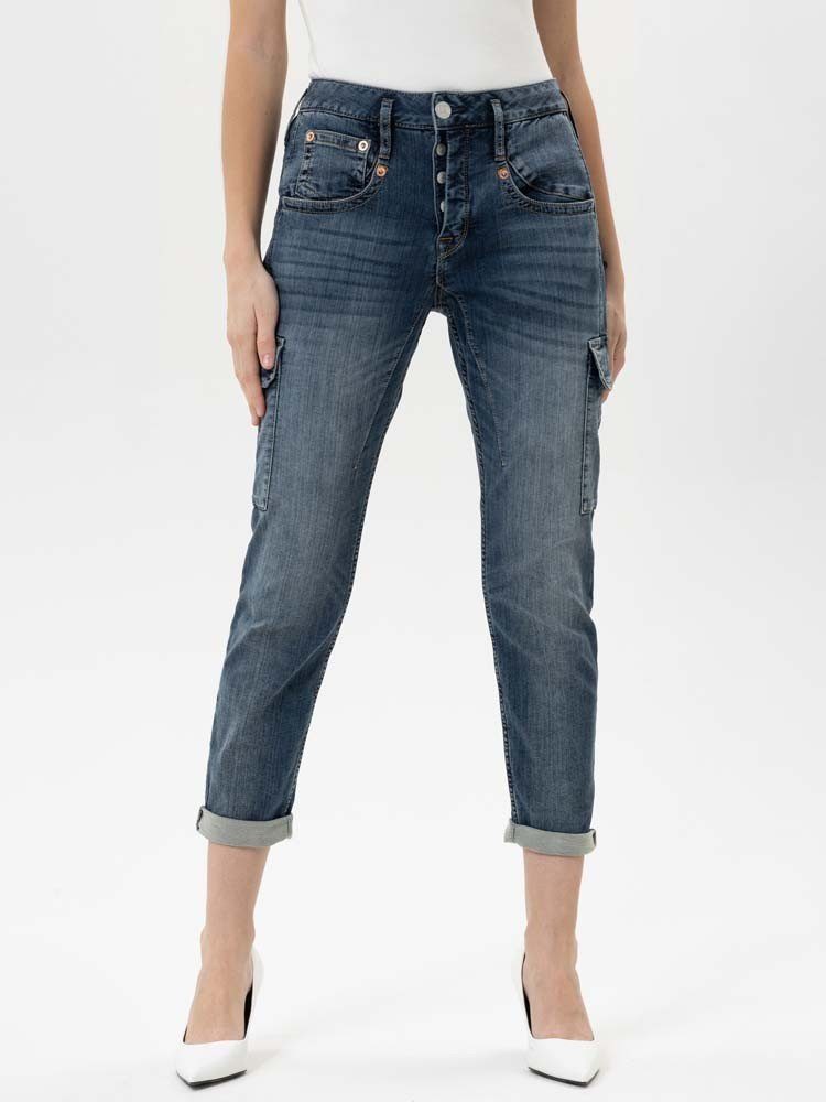 Herrlicher Stretch-Jeans HERRLICHER SHYRA Cargo Jogg Denim relaxed 5878-D9648-771 – Bild 3 von 5