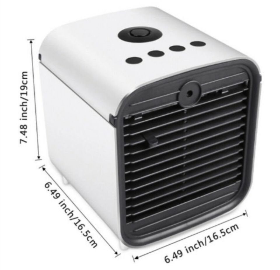 Ciskotu Mini USB-Ventilator Mobiles Klimagerät Mini Air Klimaanlage Cooler Ventilator Luftkühler
