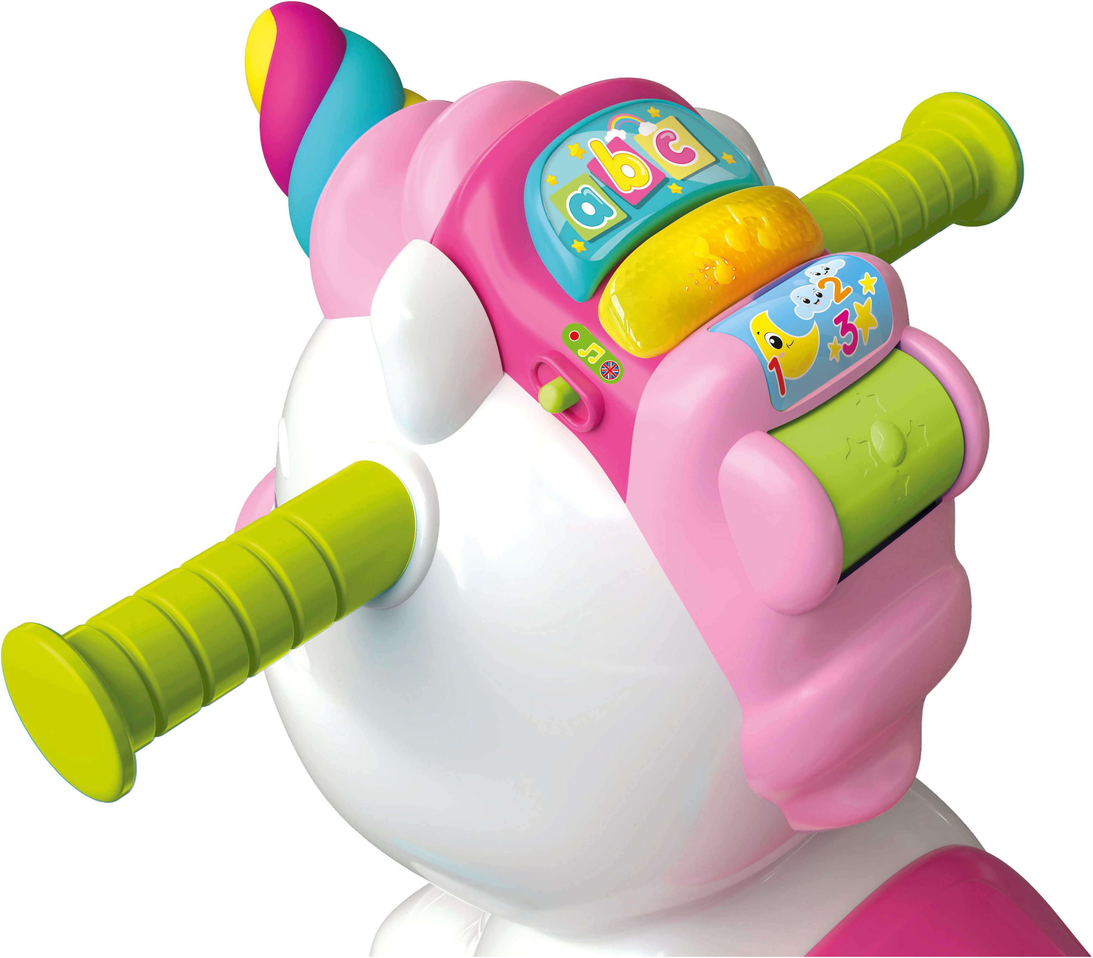 Clementoni® Schaukeltier Baby Clementoni, 3in1 Schaukel-Einhorn, günstig online kaufen