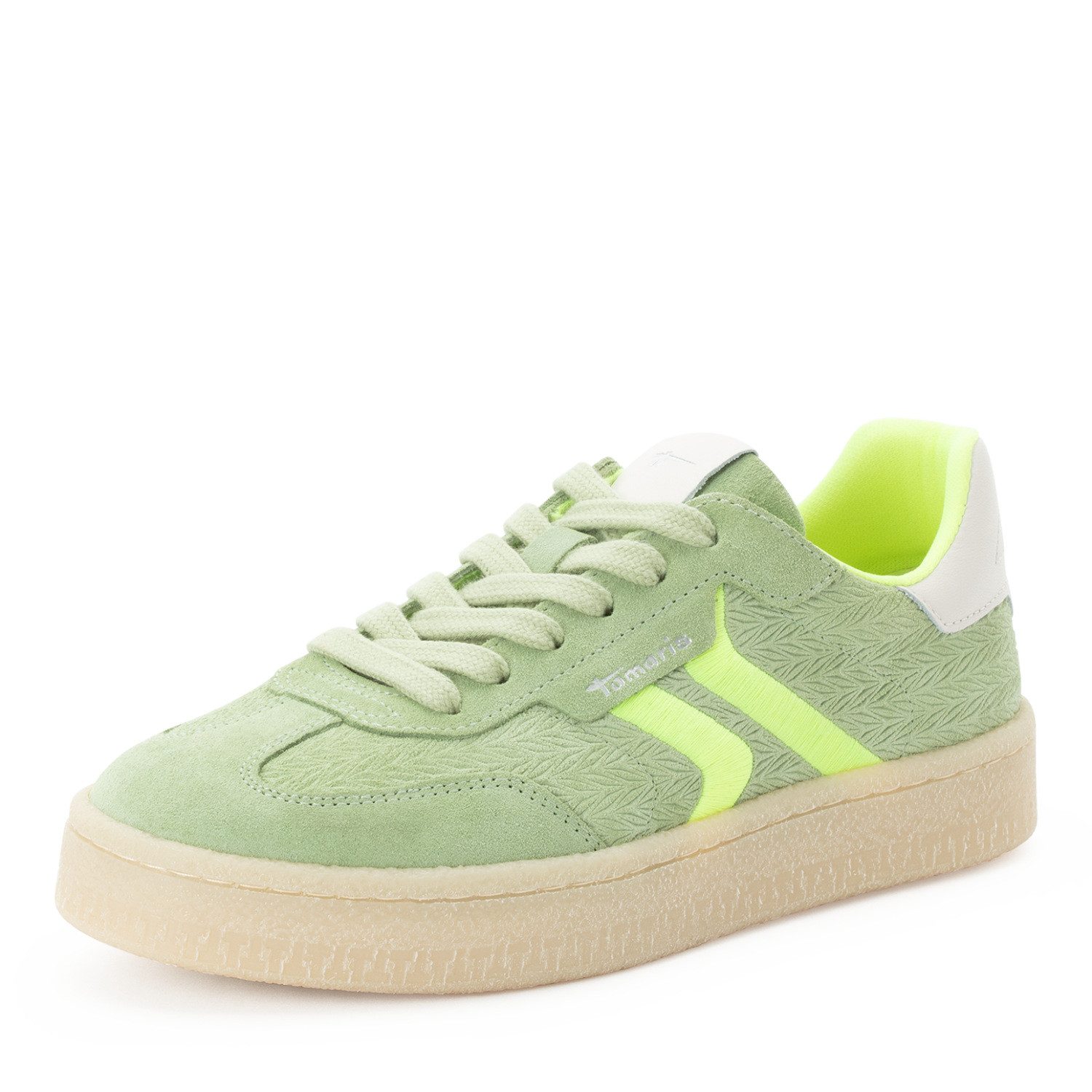 Tamaris Plateausneaker Freizeitschuh, Halbschuh, Schnürschuh im Retro-Look