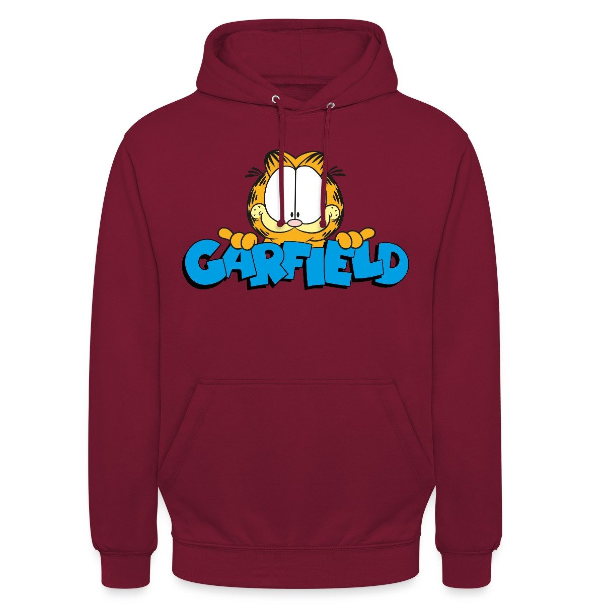 Spreadshirt Hoodie Garfield Gesicht Logo Unisex Hoodie (1-tlg)