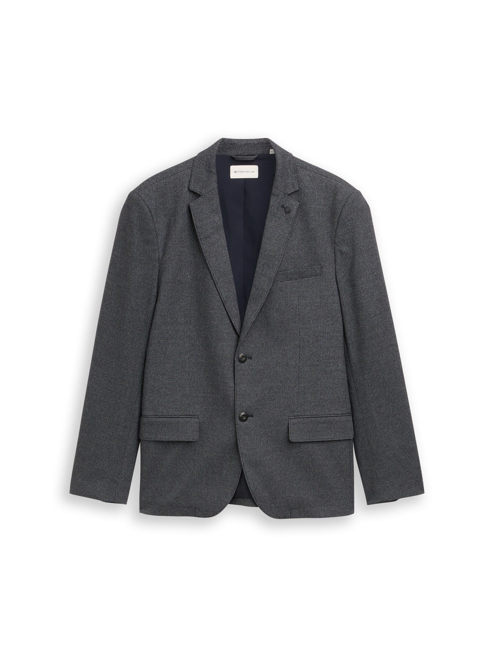 TOM TAILOR Sakko Blazer Dobby Sakko mit Stretch-Anteil