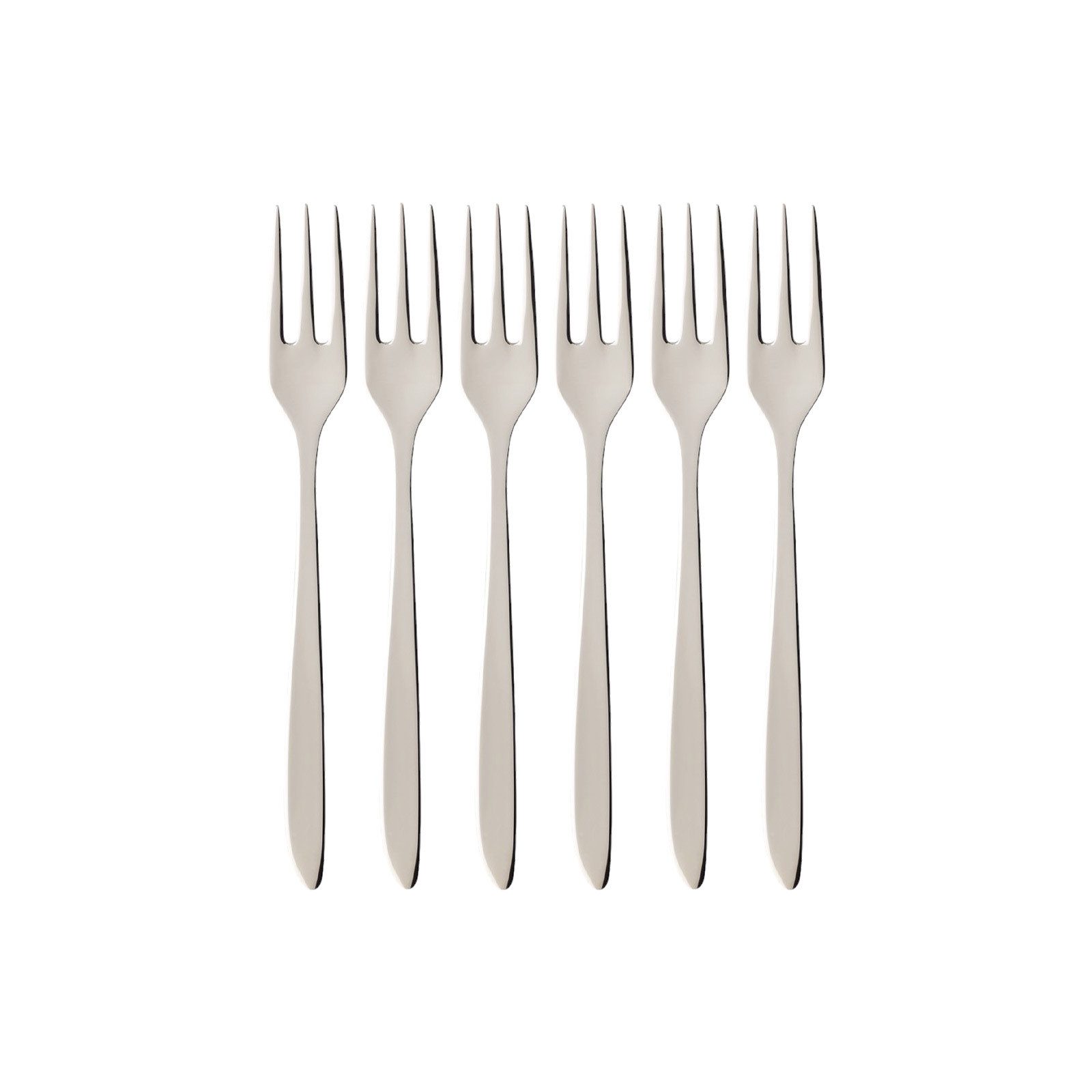 Villeroy & Boch Kuchengabel SoftWave Kuchengabel 16 cm 6er Set (6 Stück)