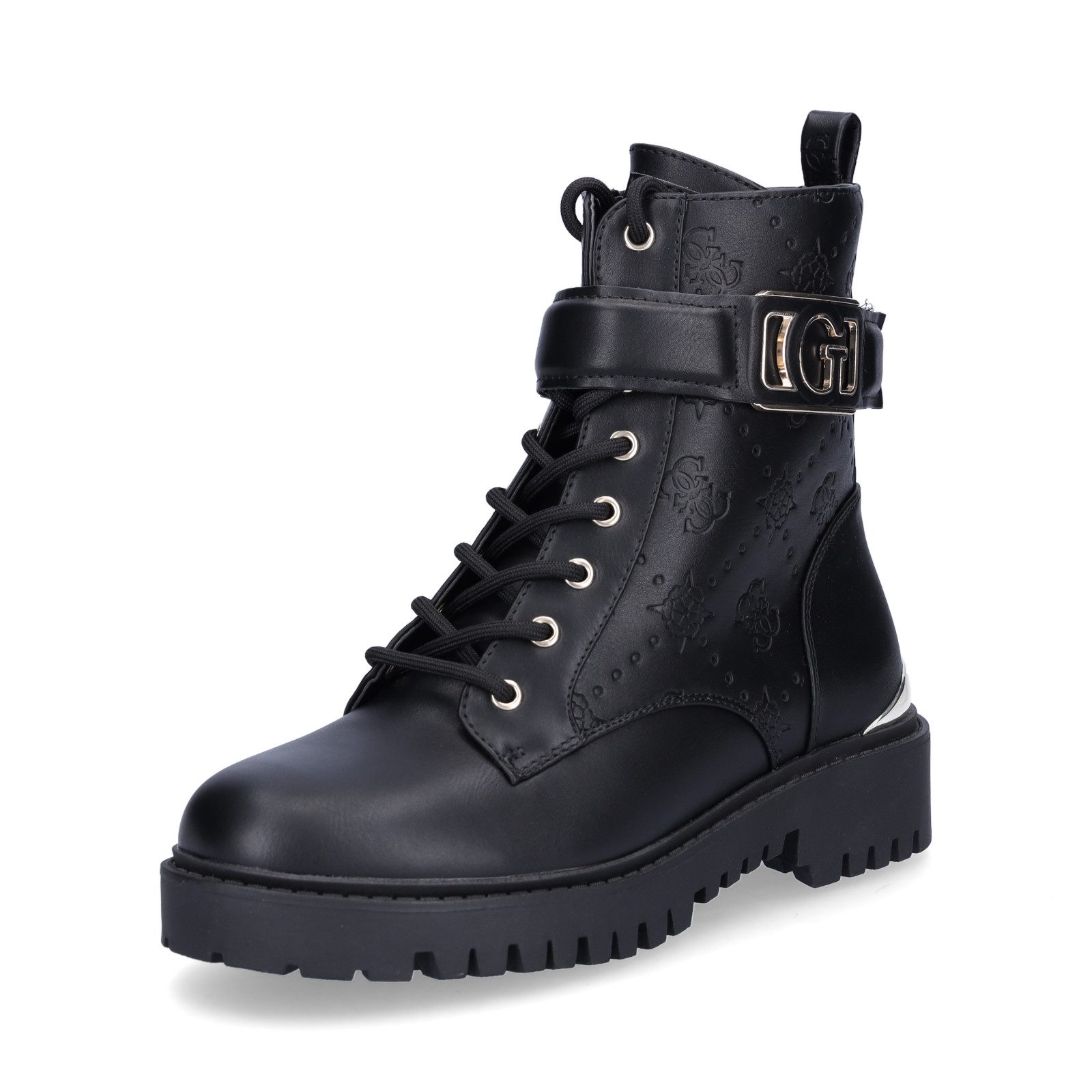 Guess Guess Damen Schnürboot Oranda schwarz Schnürboots günstig online kaufen