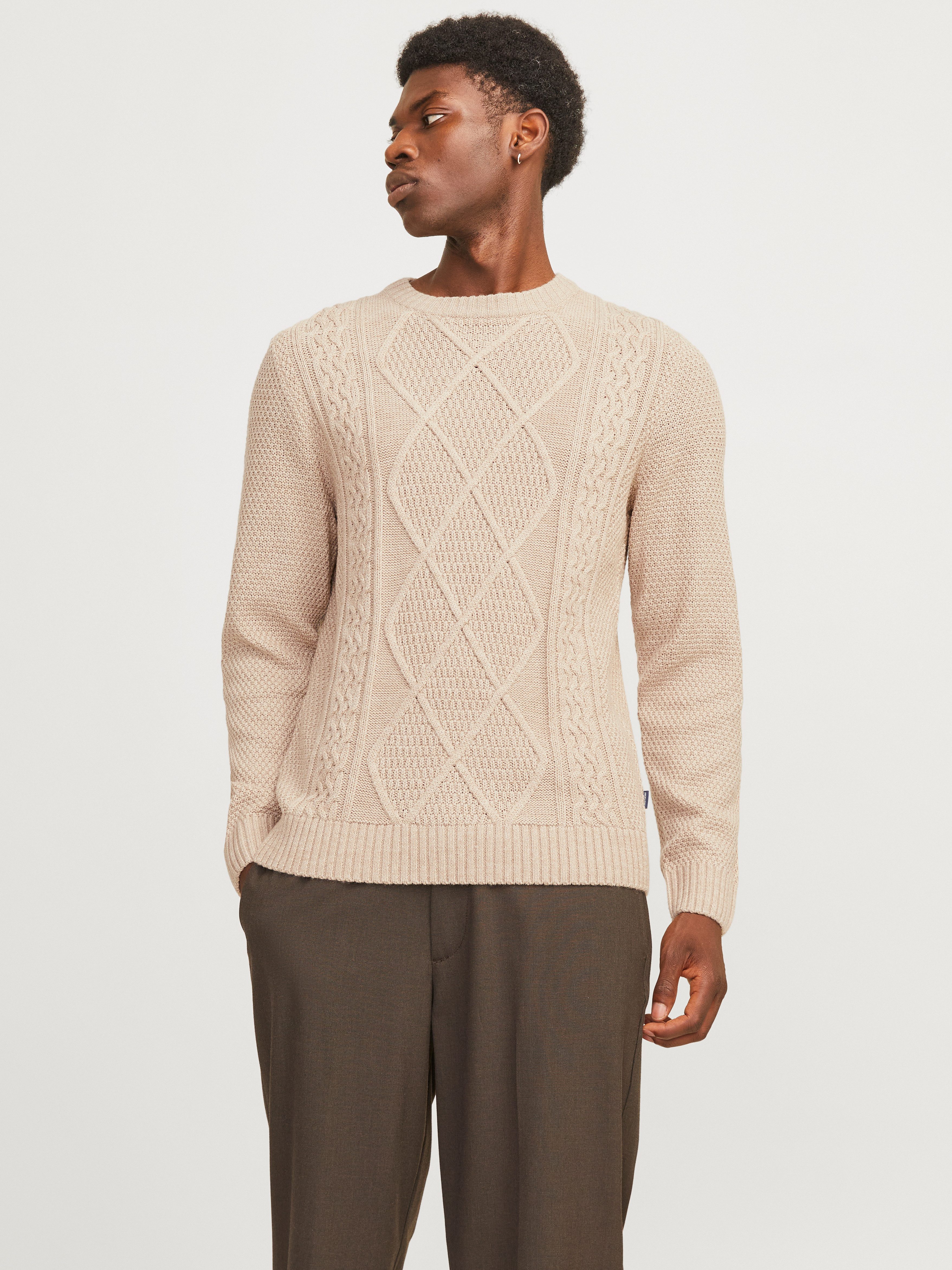 Jack & Jones Rundhalspullover JPRBLUDIOGO CABLE günstig online kaufen