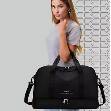 AquaBreeze Sporttasche Fitnesstasche für Damen und Herren, Reisetasche,Handtasche (mit Schuhfach & Nassfach Trainingstasche, 1-tlg., großem Fassungsvermögen Sporttasche), für Frauen auf Reisen, Fitness, Yoga