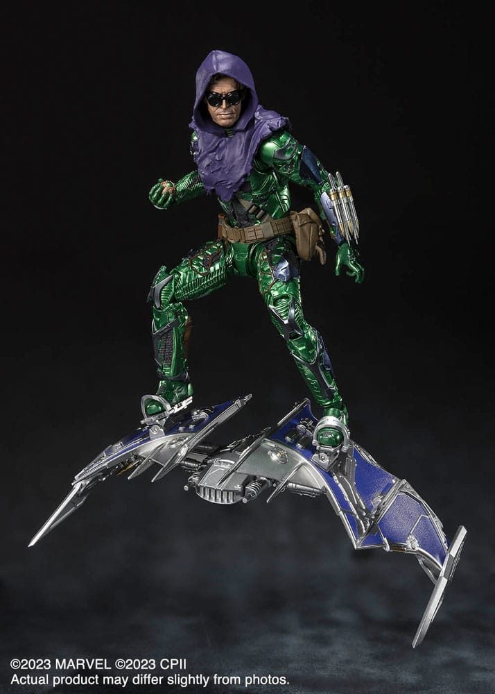 Bandai Tamashii Nations Actionfigur S.H.Figuarts Spider-Man: No Way Home Green Goblin 15 cm Actionfigur