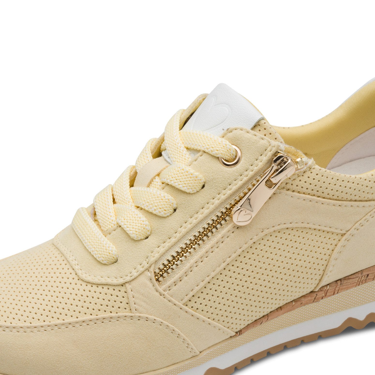 MARCO TOZZI Keilsneaker, Freizeitschuh, Halbschuh, Schnürschuh in veganer Verarbeitung