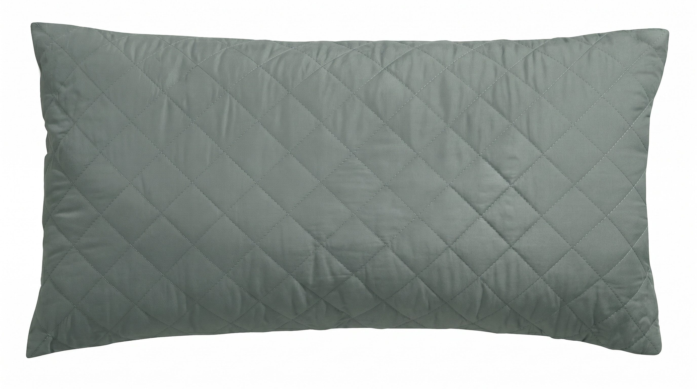 OTTO home Microfaserkissen Clarra, Kopfkissen 40x80 cm, 80x80 cm, Füllung: Polyester, Bezug: Polyester, Rückenschläfer, Seitenschläfer, Kissen in grau