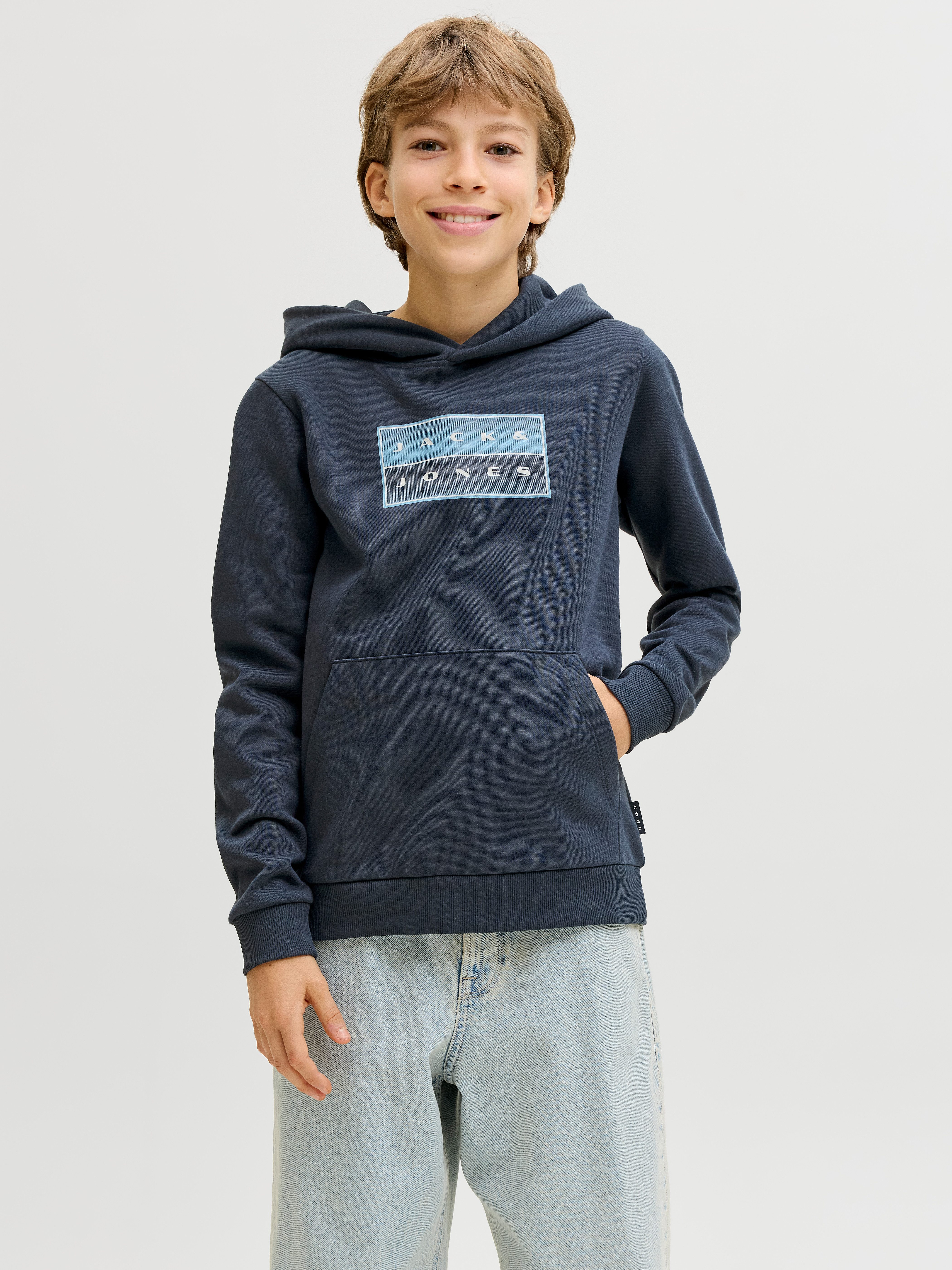 Kapuzensweatshirt JCOFUSION GRAPHIC SWEAT HOOD UNB SN JNR