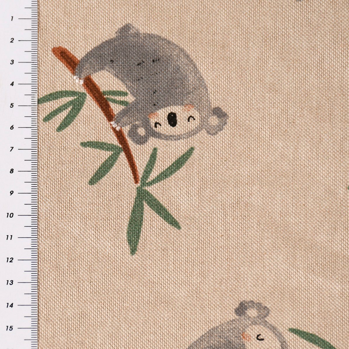 Koala handmade, made SCHÖNER Vorhang Smokband in Zweige vorgewaschen 24, St), Koalabären Vorhang (1 LEBEN., SCHÖNER blickdicht, LEBEN. Germany, natur Kunstfaser, Sleeping grau
