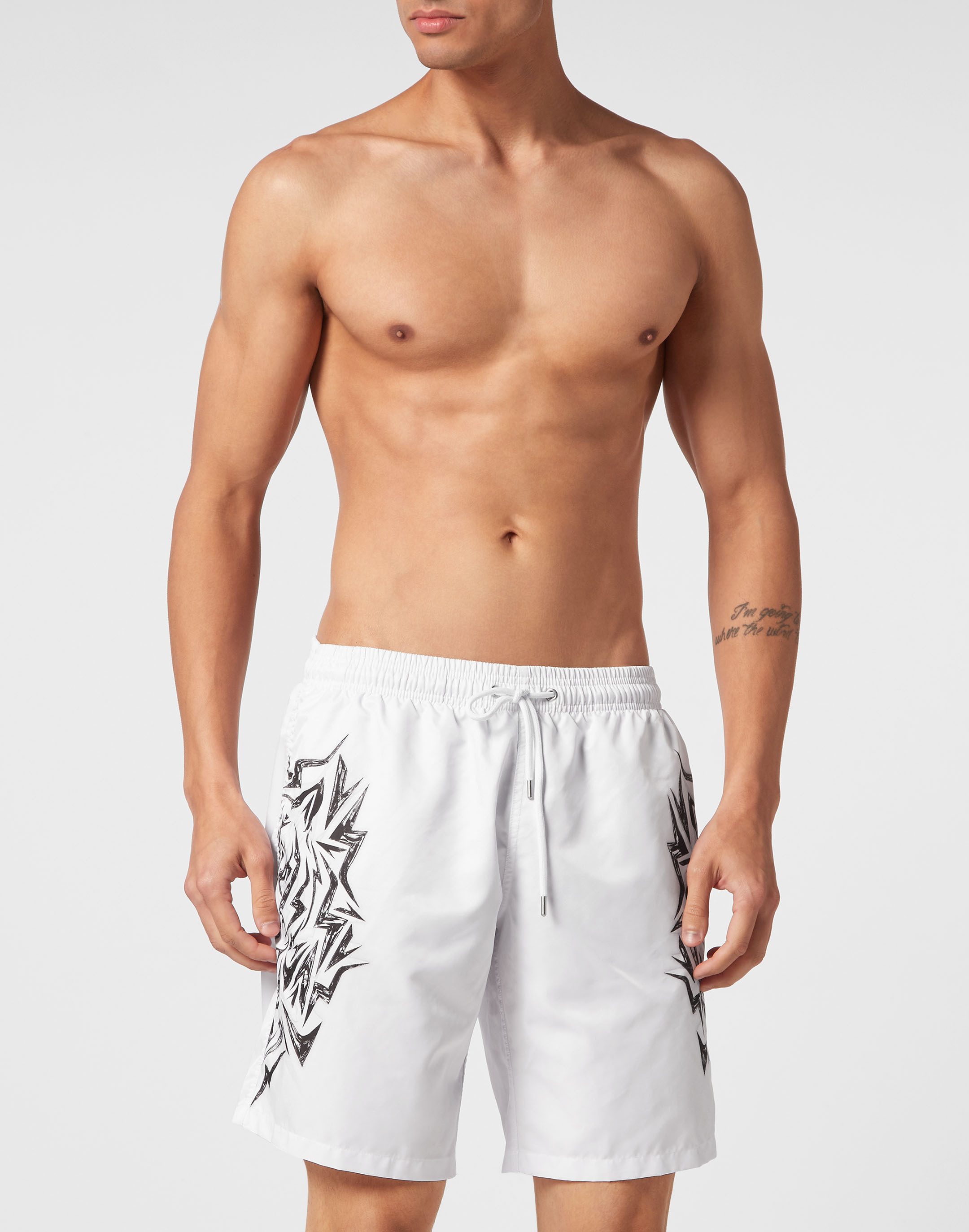 PLEIN SPORT Badehose Tiger