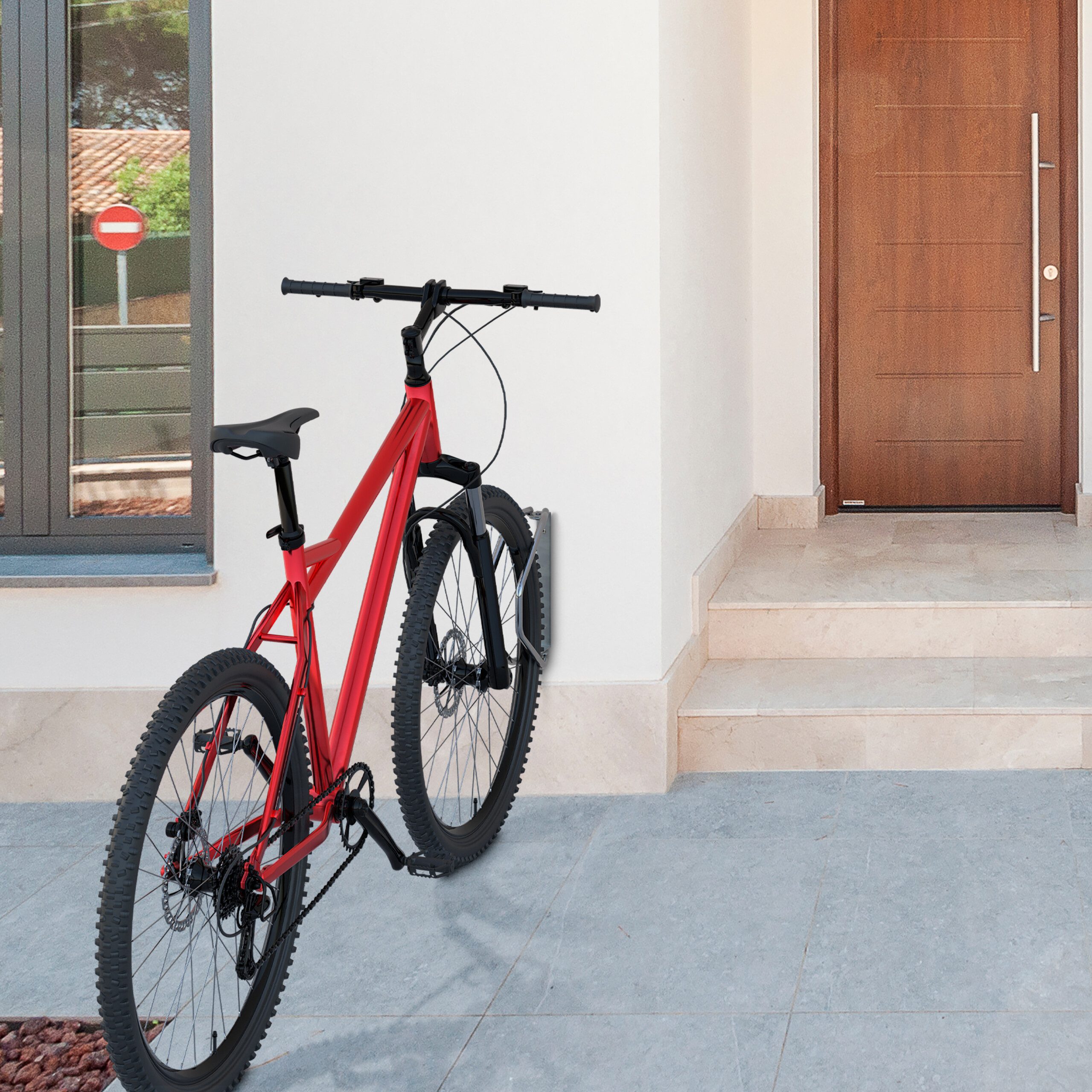 relaxdays Fahrradständer Schwenkbarer Fahrradständer Wand im Set (2-St), 2er Pack