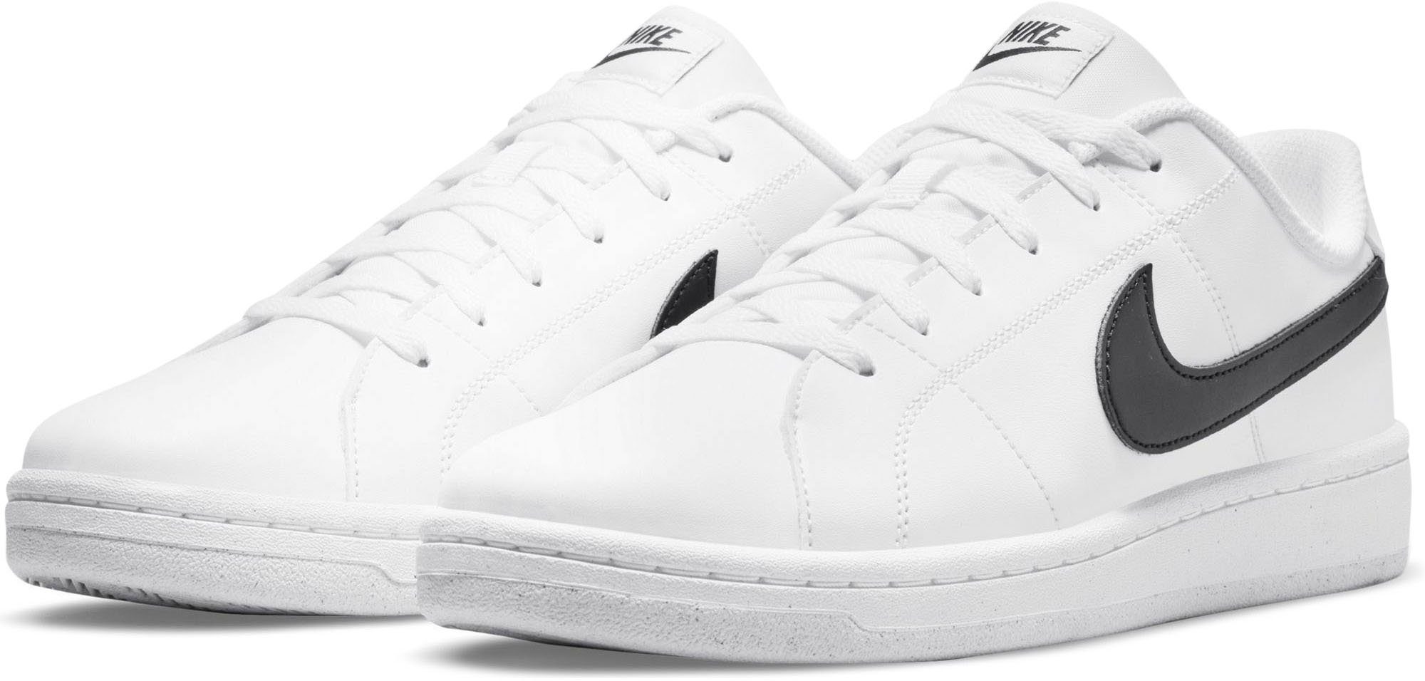 Nike Sportswear COURT ROYALE 2 NEXT NATURE Sneaker weiß-schwarz