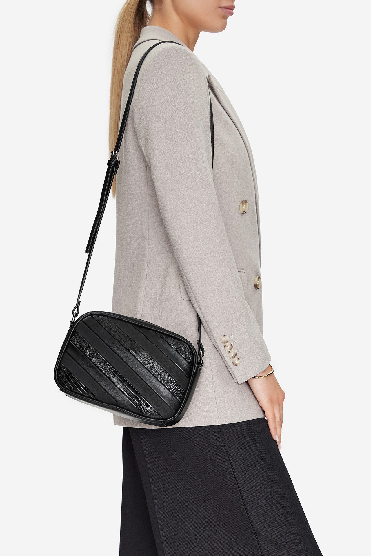 LASOCKI Handtasche Lasocki Kleine Tasche LSK-X-011-07 schwarz