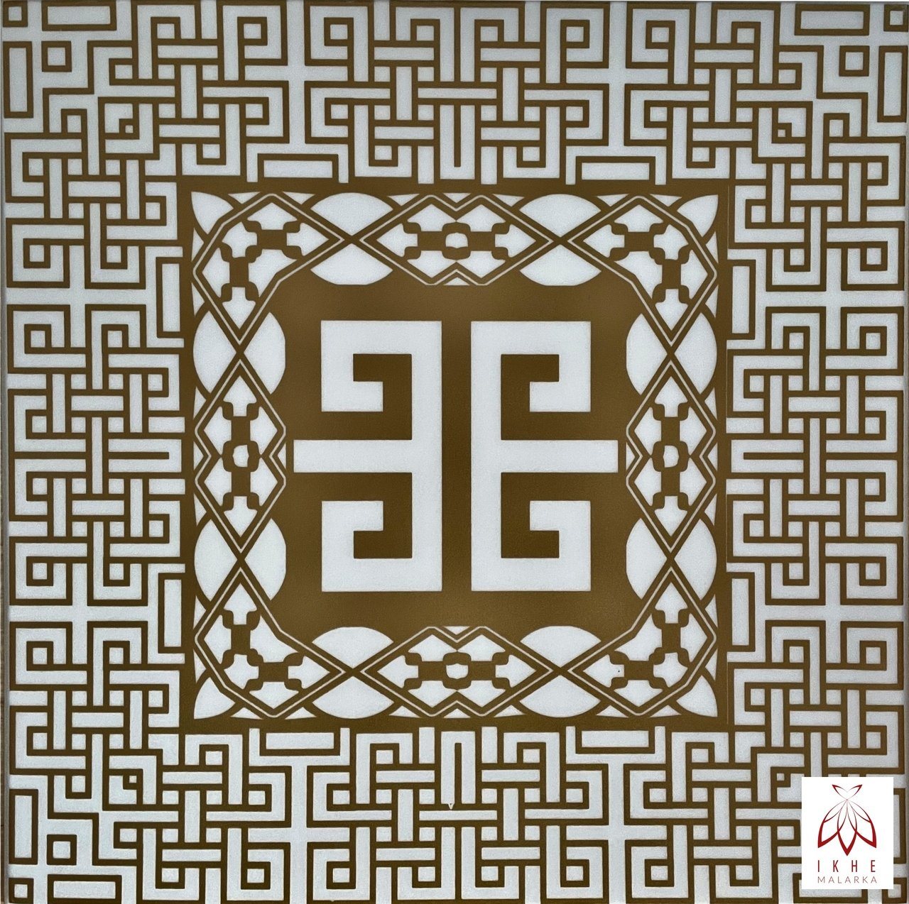 IKHEMalarka 3D Wandpaneel aus Polystyrol Styropor XPS, BxL: 50,00x50,00 cm, 0,25 qm, Paneelen für Wand & Decken 50x50cm