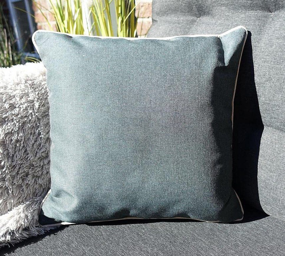 MichaelNoll Dekokissen Kissen 45x45 cm Outdoor mit Keder & Füllung - Premium Olefin Lounge Stoff - Garten Dekokissen - Wasser- & Schmutzabweisende Beschichtung - Öko Tex 100 - UV Schutz. € 29,95, (€ 29,95 pro 1 Stk).