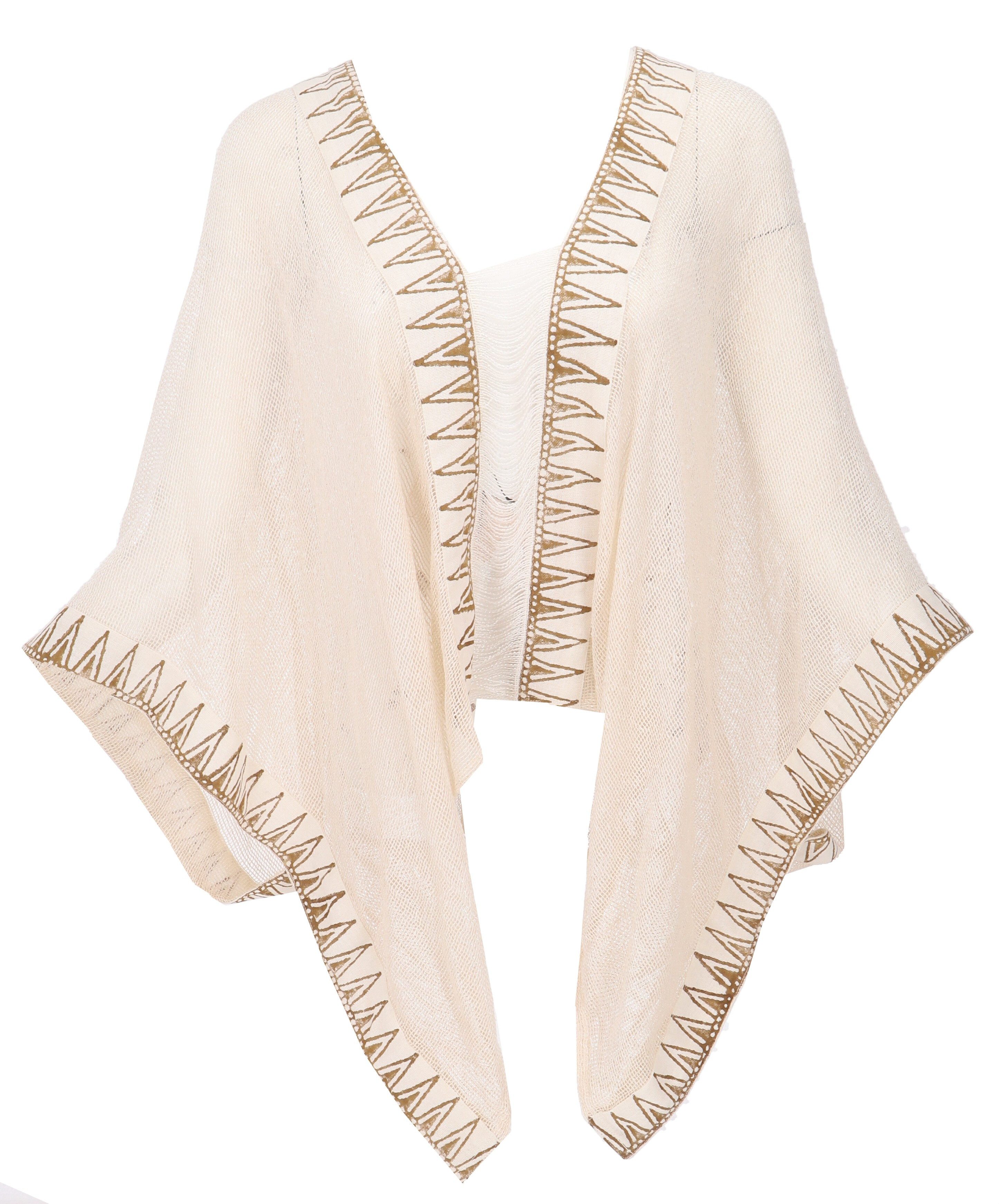 Guru-Shop Langjacke Boho Poncho, alternative oversize günstig online kaufen