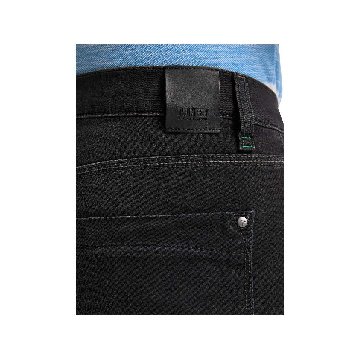 5-Pocket-Jeans Authentic (1-tlg) schwarz Jeans Pioneer