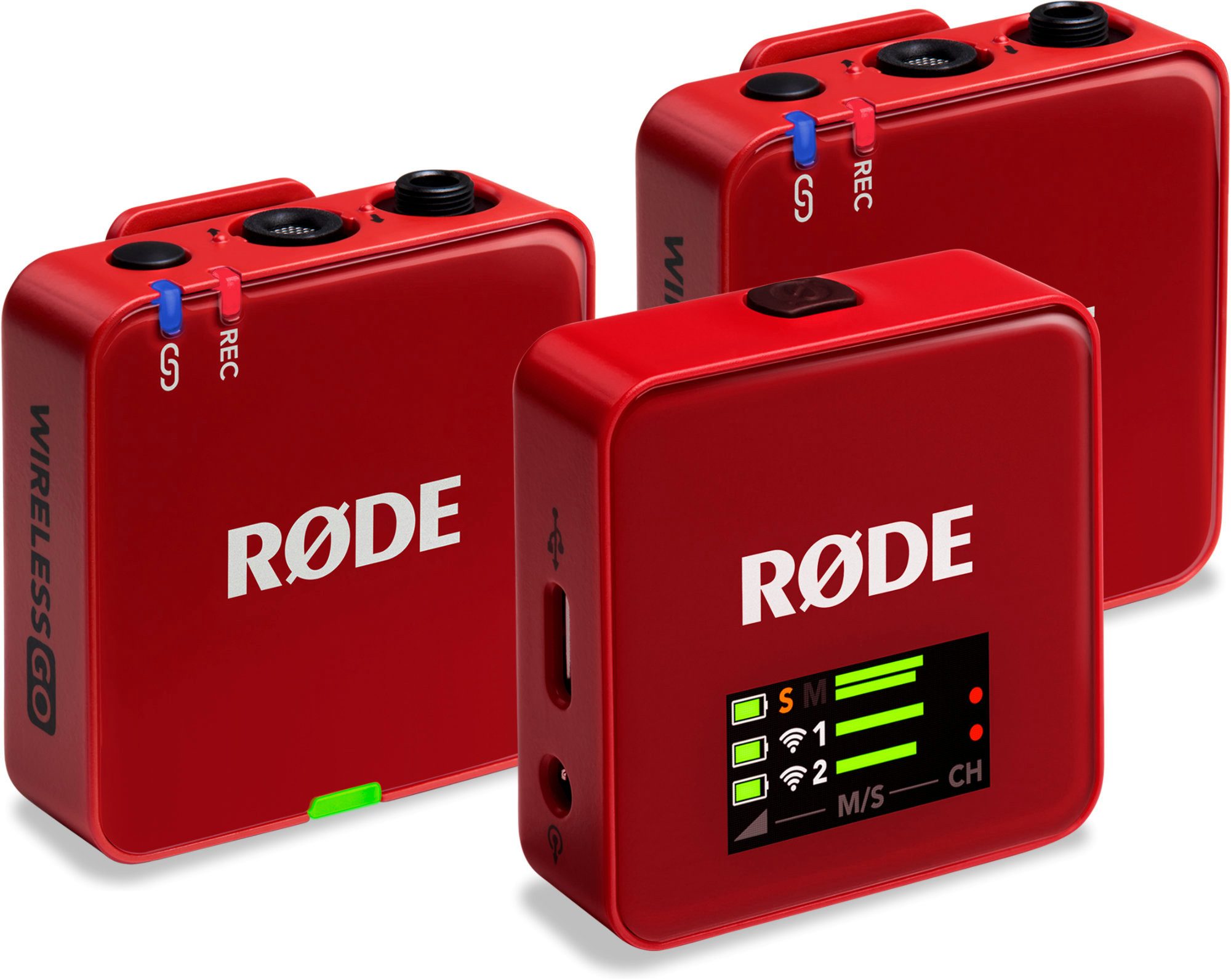 Mikrofon Wireless GO (Gen 3) Drahtlos-Mikrofonsystem Red