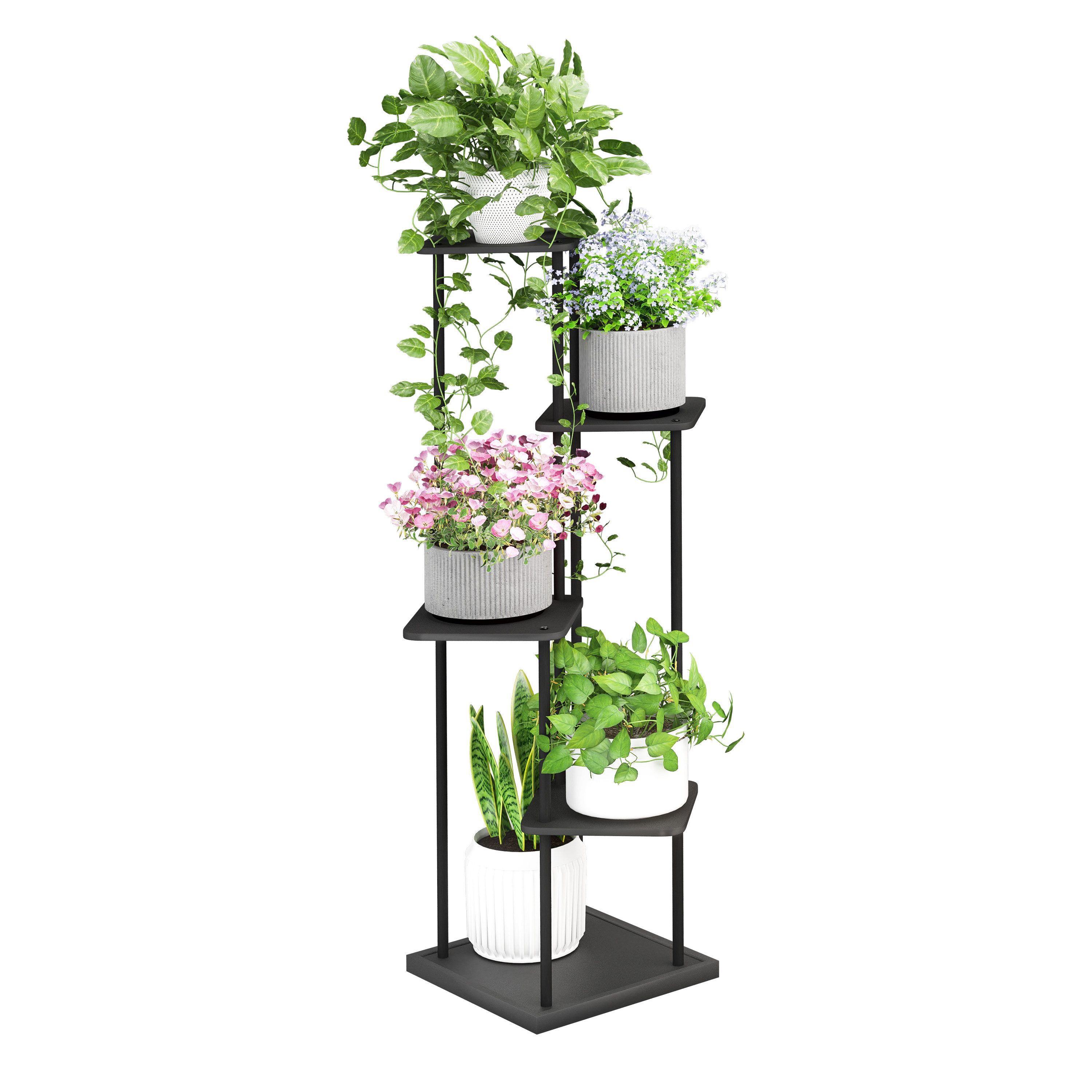 Ribelli Pflanzentreppe 5 Etagen Pflanzenständer, Blumenständer 106cm Höhe, günstig online kaufen