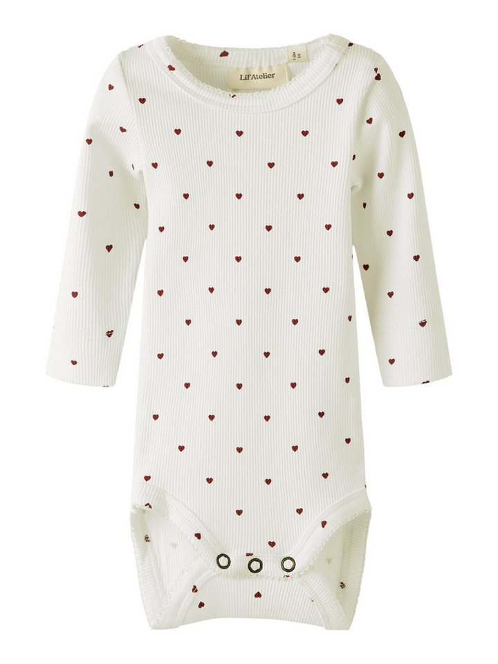 Lil' Atelier Langarmbody NBFGAGO LS SLIM BODY LIL NOOS Baumwollmischung
