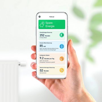 Tado Heizkörperthermostat Smartes Heizkörper-Thermostat - Duo Pack, zur Einzelraumsteuerung, (Packung)