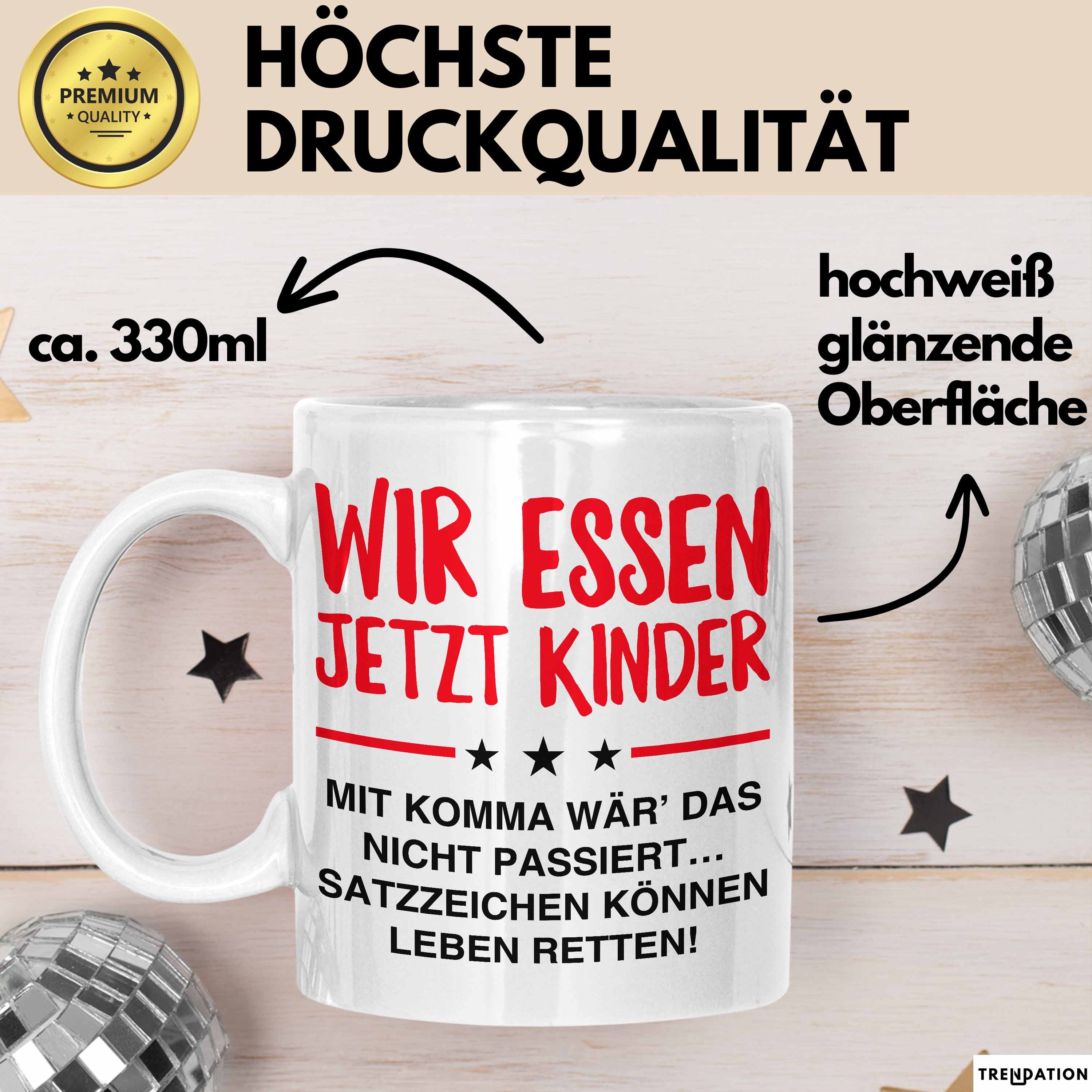 Trendation Tasse Deutschlehrer Unterricht Tasse Geschenk Lustige Geschenkidee Spruch Wi, Keramik
