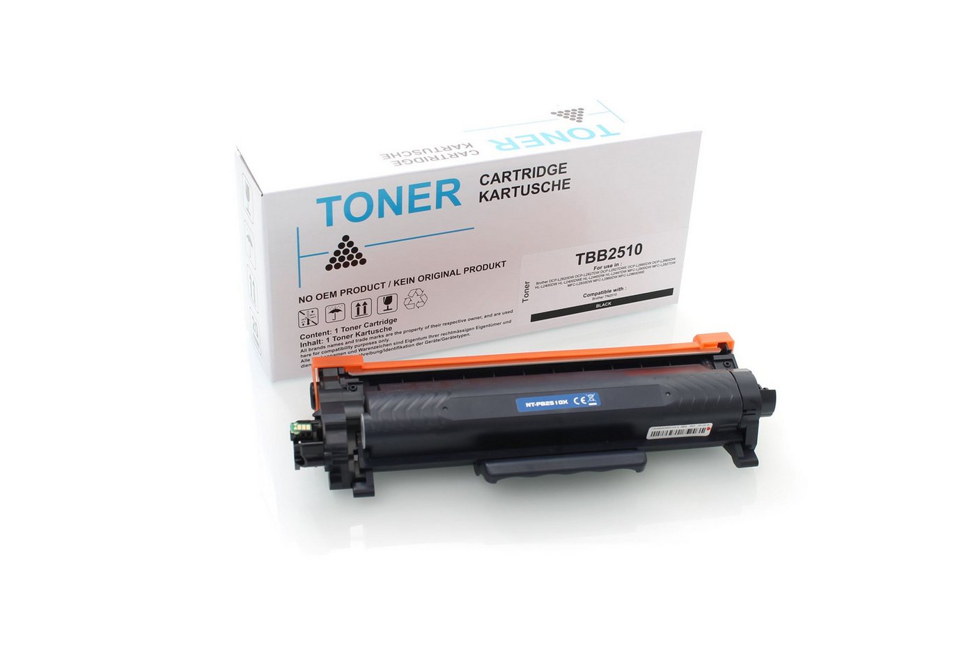 ABC Tonerkartusche, (Toner für Brother TN2510 HL-L2400DW HL-L2400DWE HL-L2445DW, Brother DCP-L2620DW DCP-L2627DW DCP-L2627DWE DCP-L2660DW DCP-L2665DW H), L-L2400DW HL-L2400DWE HL-L2445DW HL-L2447DW MFC-L2800DW MFC-L2827DW MF
