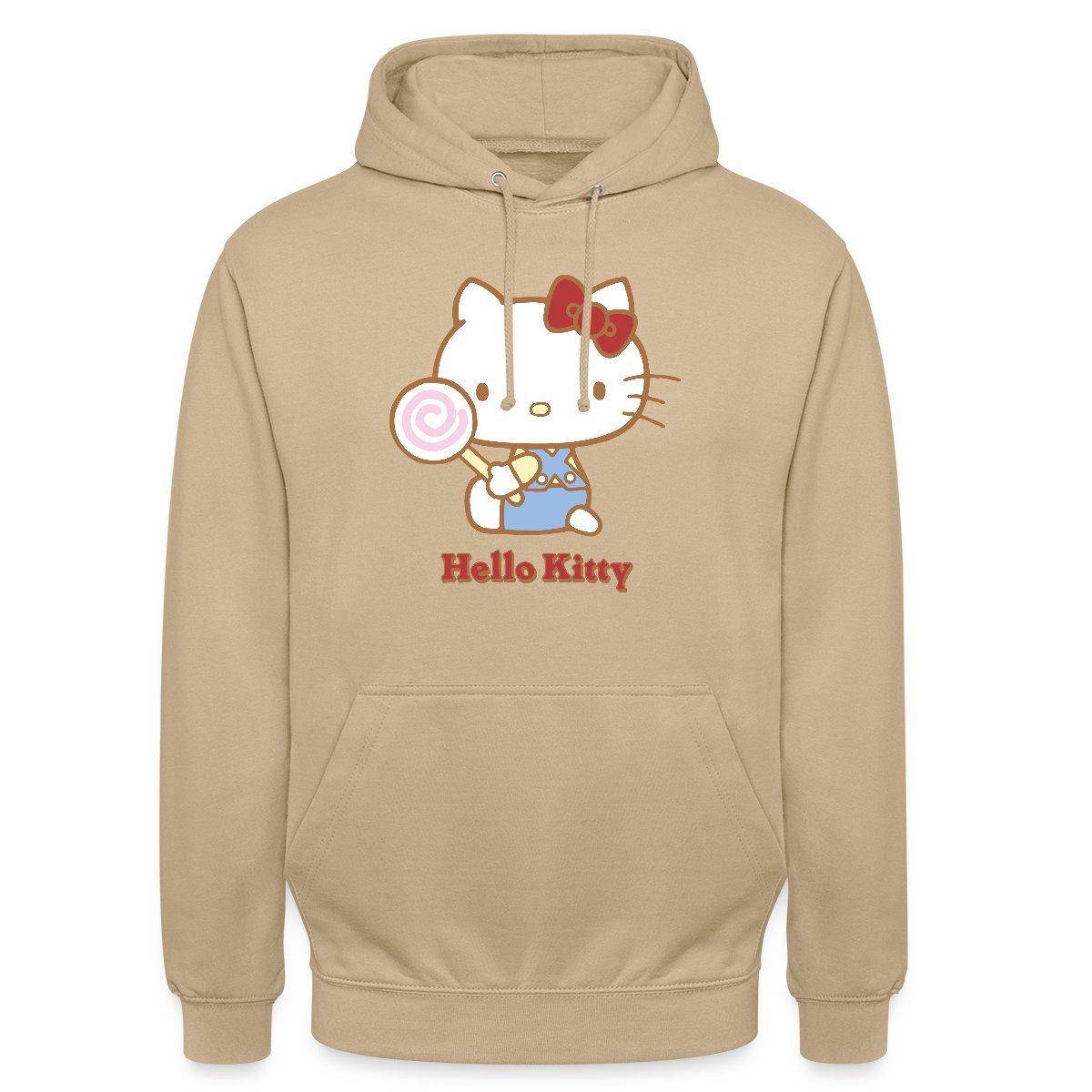 Hoodie Hello Kitty Mit Lollipop Unisex Hoodie