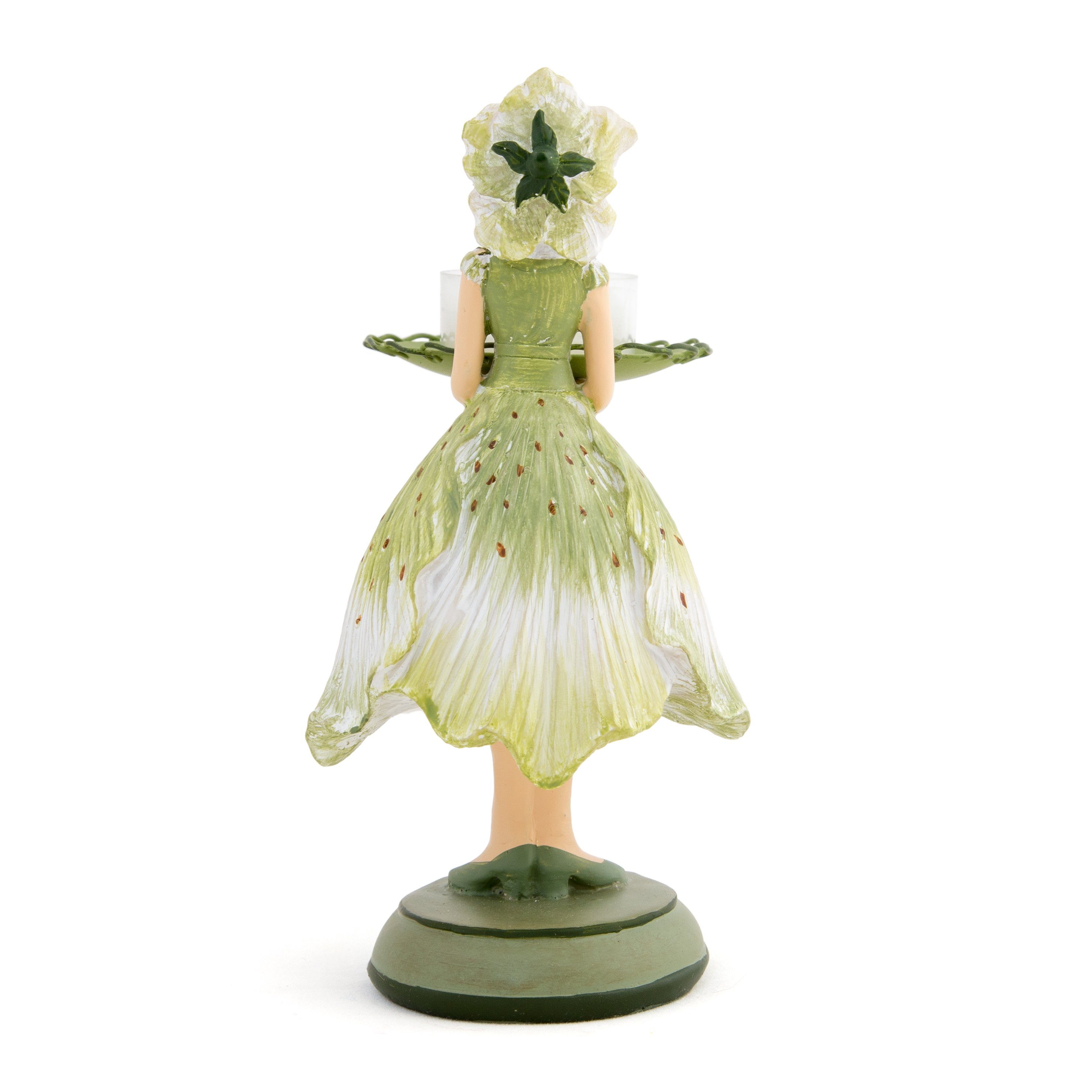 ROSEMARIE Blumen SCHULZ Teelichthalter Heidelberg Dekofigur Blumendame Figur, Weiß Dekofigur Dekoobjekt Christrose