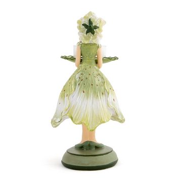 ROSEMARIE SCHULZ Heidelberg Dekofigur Dekofigur Blumendame Christrose Weiß Dekoobjekt Blumen Figur, Teelichthalter