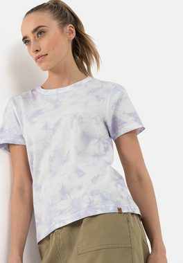camel active T-Shirt mit Batikmuster aus Organic Cotton