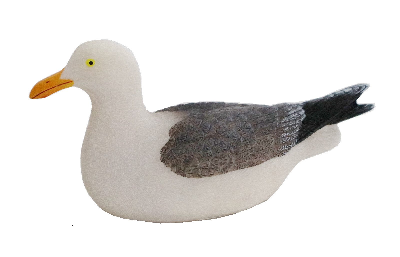 Kaufhaus le petit Tierfigur Deko Möwe Schwimmtier Schwimmfigur Maritim Garten Tier Figur Skulptur, Teichfigur Dekofigur Dekoskulptur Dekoobjekt aus Kunststoff