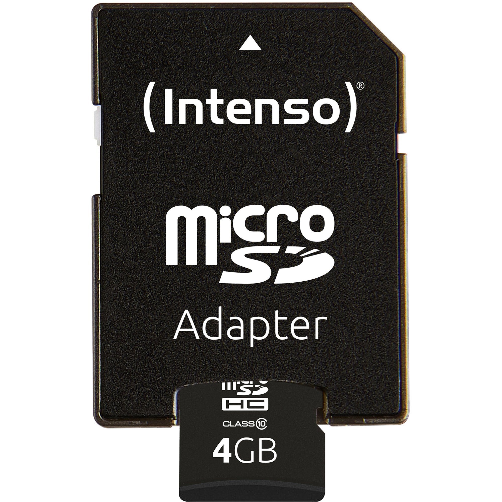 Intenso Intenso microSDHC 4 GB, Speicherkarte, (Class 10) externer Speicher (4 GB GB)