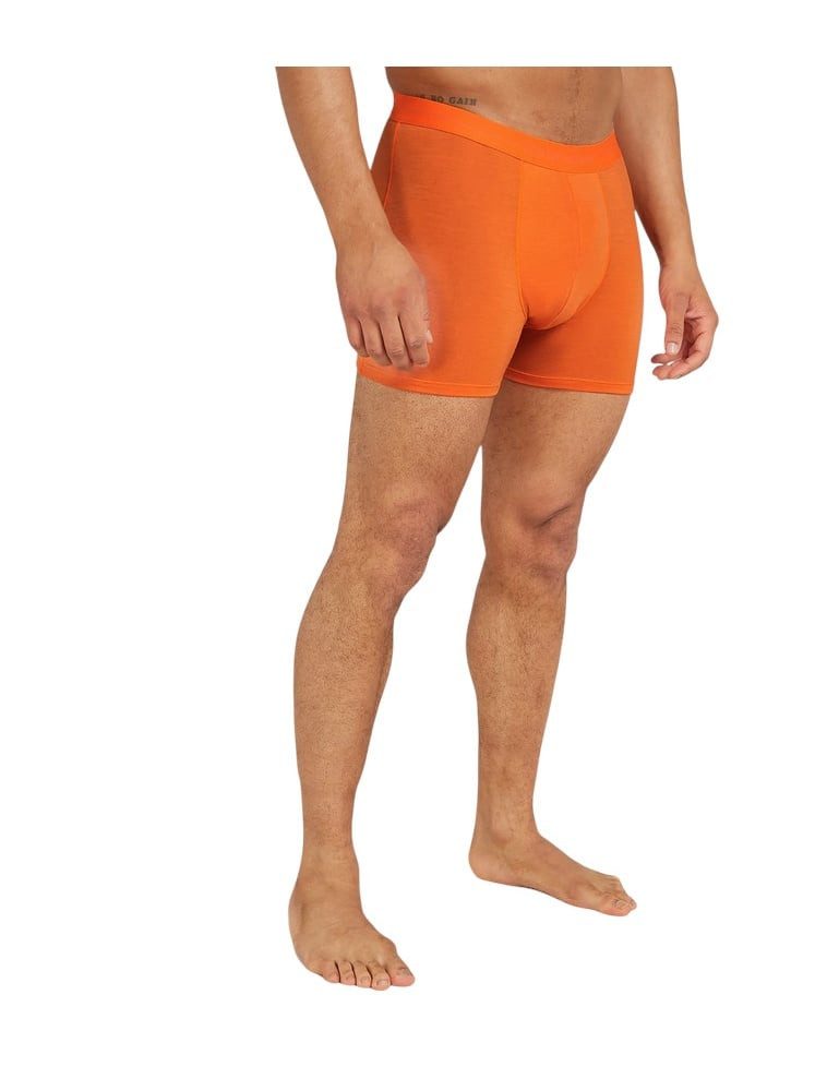 Icebreaker Boxershorts Anatomica (Merinowolle) Unterwäsche Blaze orange Herren
