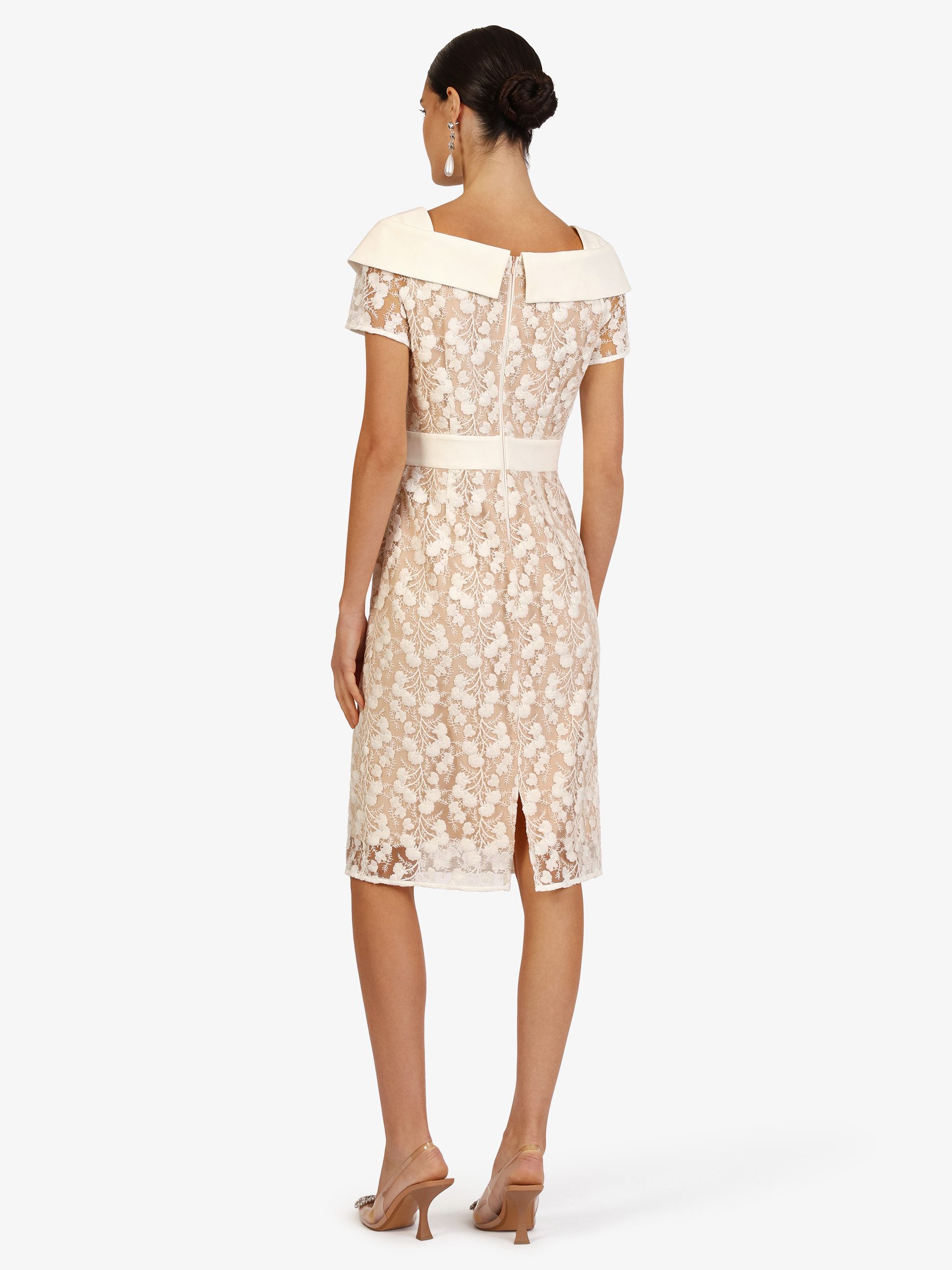 Kraimod Cocktailkleid mit Carmen-Ausschnitt