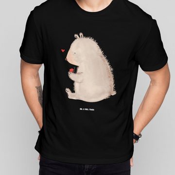 Mr. & Mrs. Panda T-Shirt Bär Marienkäfer - Schwarz - Geschenk, T-Shirt mit Spruch, Tshirt, Nac (1-tlg)