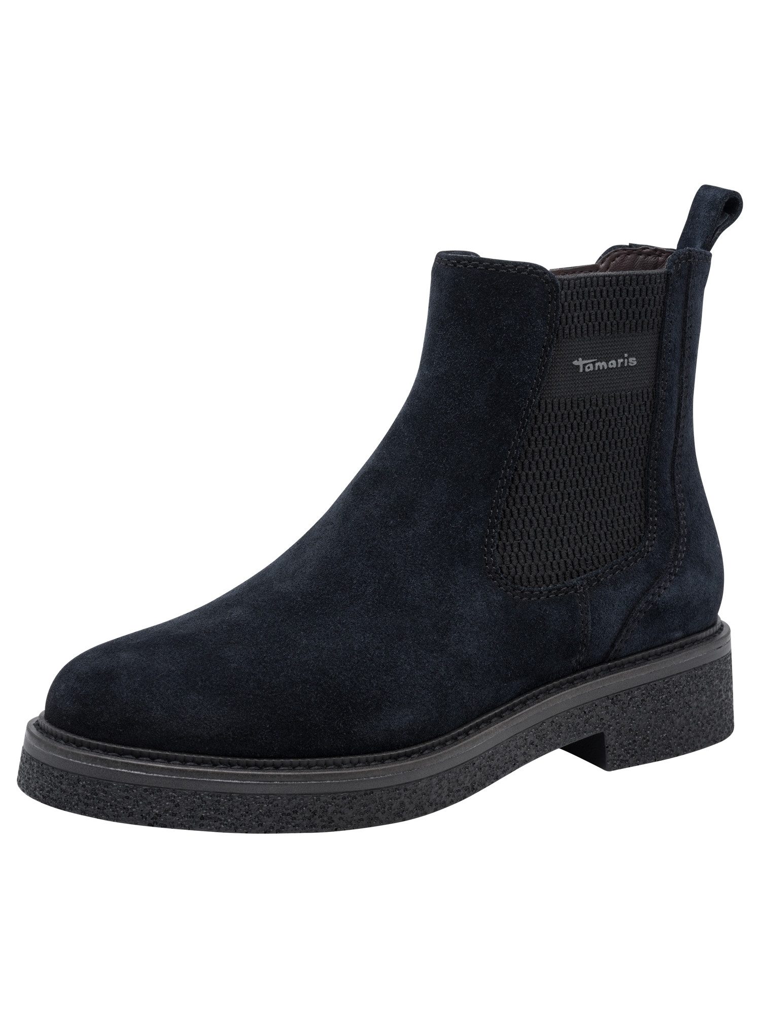 Tamaris rem.sock/TOUCHI aus Leder kein Absatz 1-25466-47 Chelseaboots