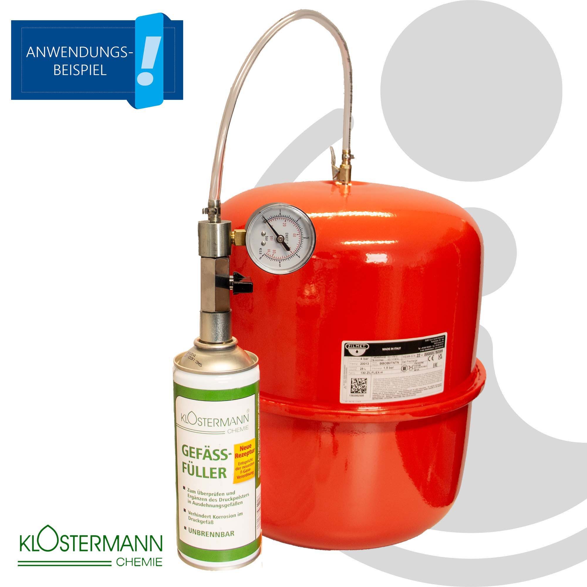 KLOSTERMANN CHEMIE Heizkörper Gefäßfüller (nicht brennbar) 400 ml - Klostermann Chemie 4918