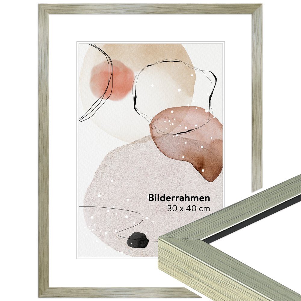 WANDStyle Bilderrahmen H950, Gold, aus Massivholz günstig online kaufen