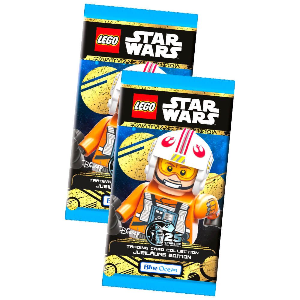 Blue Ocean Sammelkarte Lego Star Wars Karten Trading Cards Serie 5 - Jubiläum Sammelkarten, Lego Star Wars Sammelkarten - 2 Booster
