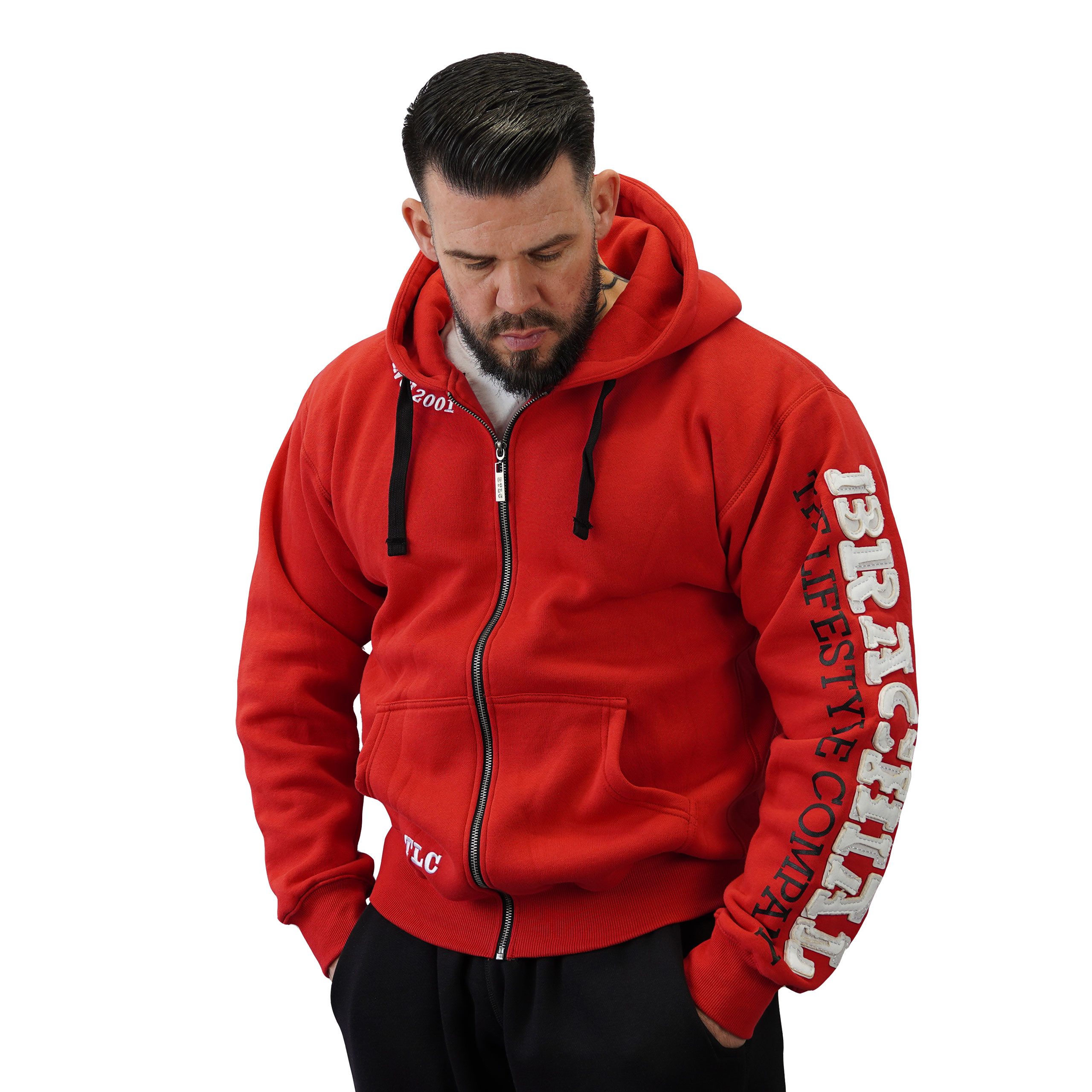 BRACHIAL THE LIFESTYLE COMPANY Kapuzensweatjacke Brachial Zip-Hoody "Gym" r günstig online kaufen
