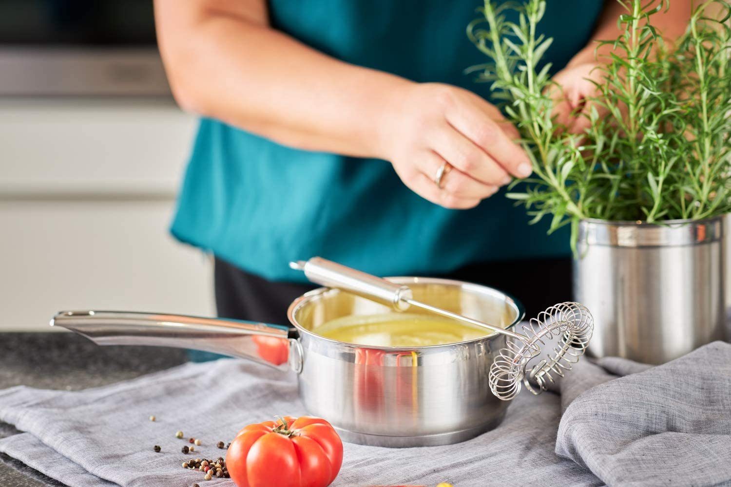 RÖSLE Küchenwender »RÖSLE Spiralbesen Saucenbesen für alle Bereiche«