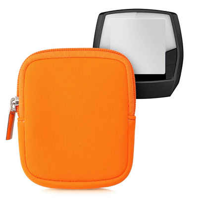 kwmobile Backcover Tasche für Bosch Intuvia, E-Bike Computer Neopren Hülle - Schutztasche Neon Orange