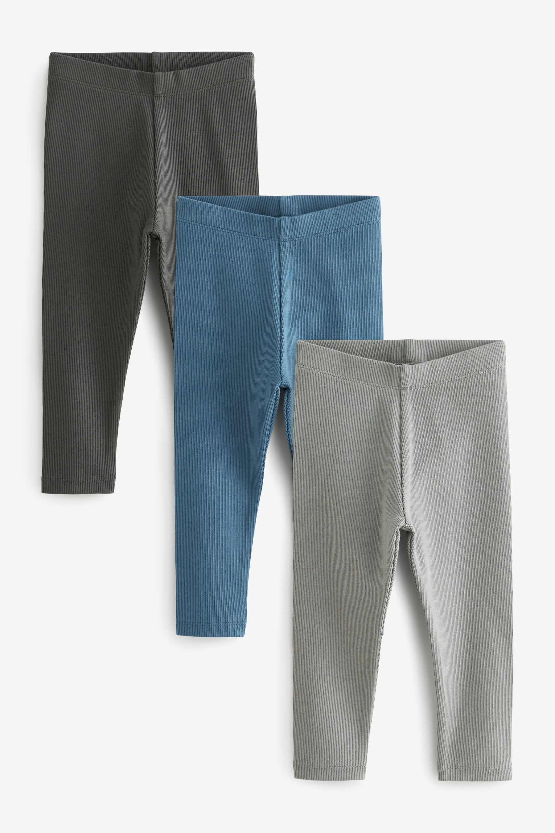 Leggings Gerippte Leggings, 3er-Pack
